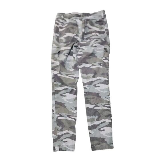 J Crew Pants Women's 28T Green Camo Green Straight Cargo Cropped - Picture 2 of 9